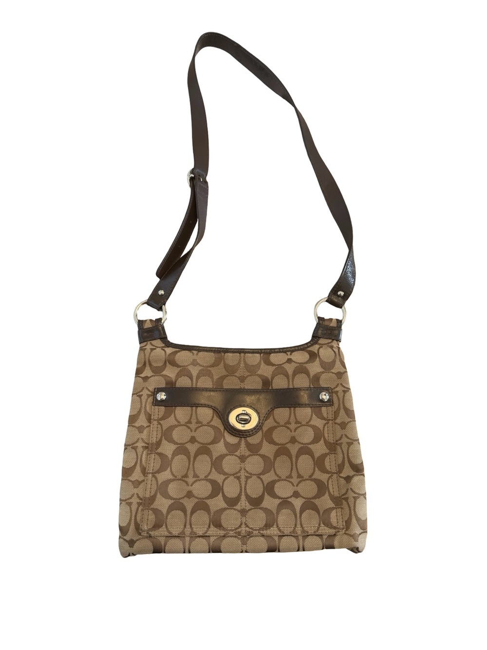 Y2K Vintage Coach Signature Penelope Hippie
Crossbody Shoulder Bag F16536